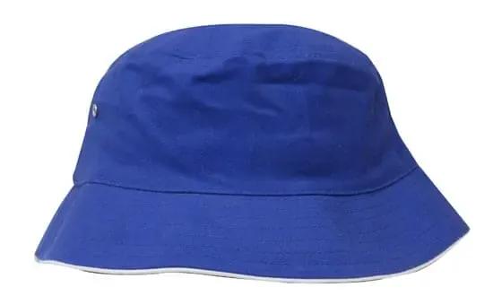 Headwear Bucket Hat With Sandwich Trim Brushed Heavy Sports Twill *no Sandwich* X12 Headwear Professionals